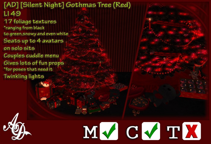 [AD] [Silent Night] Gothmas Tree (Red)