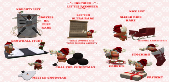 ~*~ Inspired ~*~ Little Reindeer - Coal Boxed - Common