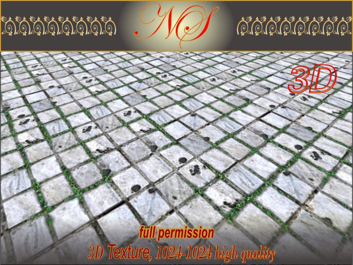 N_s 3d texture pavers  P_010