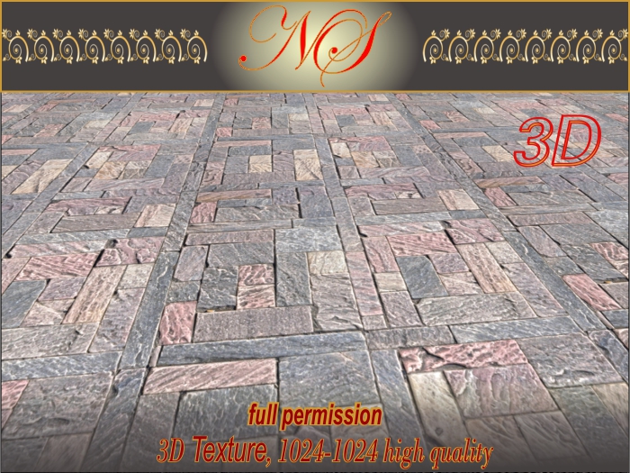 N_s 3d texture pavers  P_011