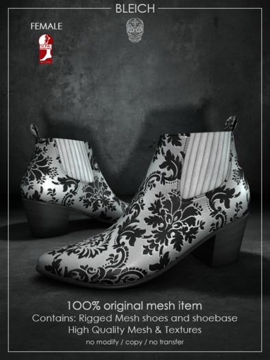 Bleich - Mesh Viola - White