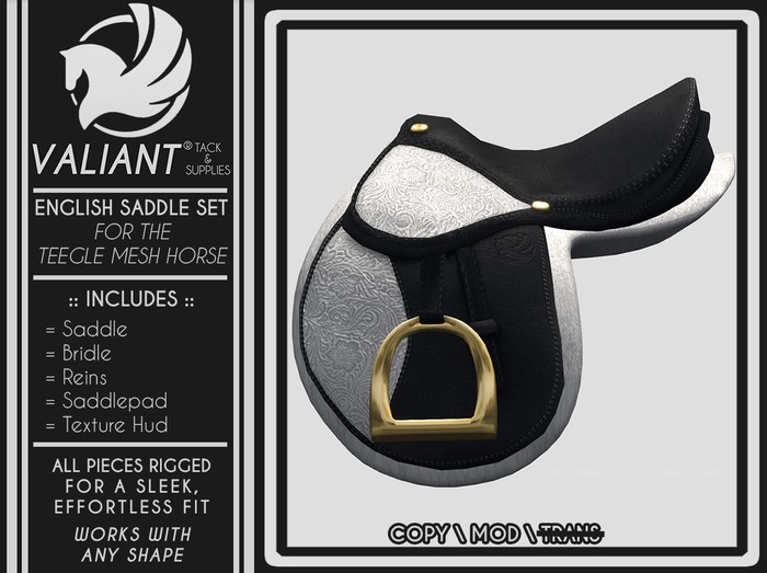 VALIANT® - TH English Saddle Set [black]