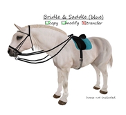 Bridle & Saddle for WHMD (blue)