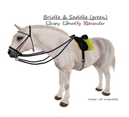 Bridle & Saddle for WHMD (green)