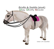 Bridle & Saddle for WHMD (pink)