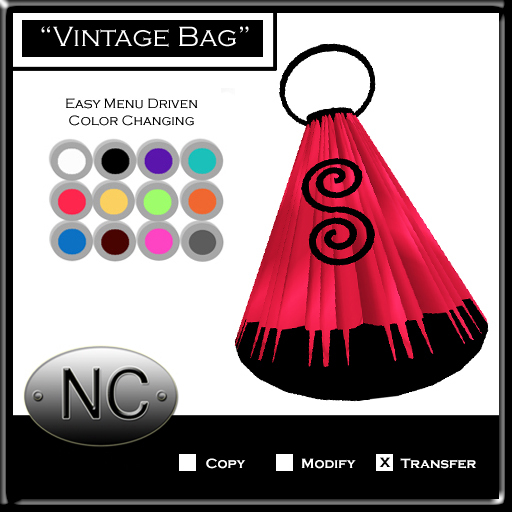 NC-Vintage Hand Bag-Color Changing