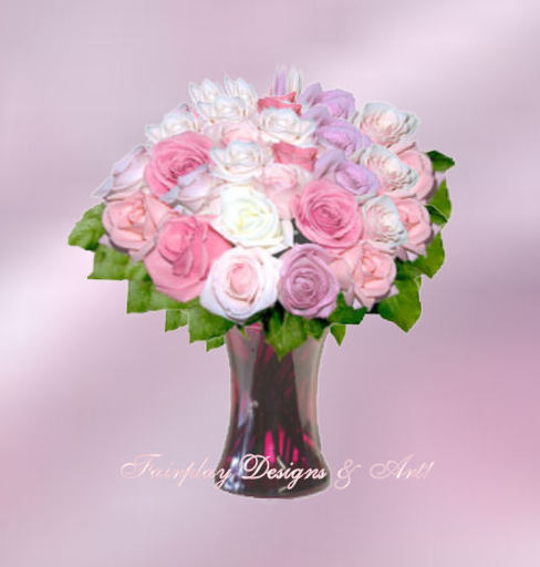 Pastel Rose Bouquet