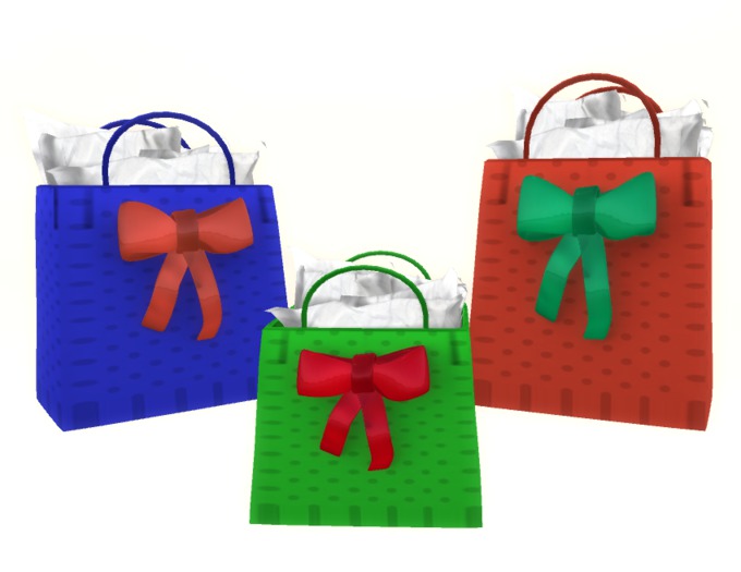 MM Christmas Gift Bags (3) Mod/Trans
