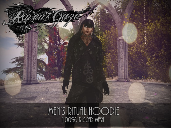..::RAVEN'S GAZE::.. Ritual Hoodie Jacket