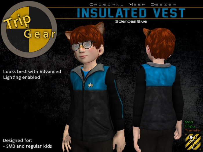 TripGear Insulated Vest Sciences Blue