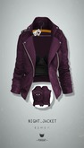 -Pixicat- Night Jacket (Plum)