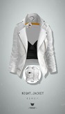 -Pixicat- Night Jacket (White)