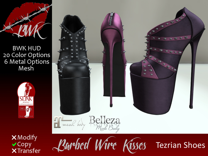 {BWK} Mesh Tezrian Shoes (Boxed)