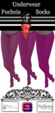 *IONIC:FASHION: -Fucshia Socks- Pack (With Appliers)