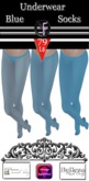 *IONIC:FASHION: -Blue Socks - Pack (With Appliers)