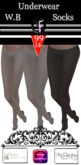  *IONIC:FASHION: -White Brilliant Socks - Pack (With Appliers)
