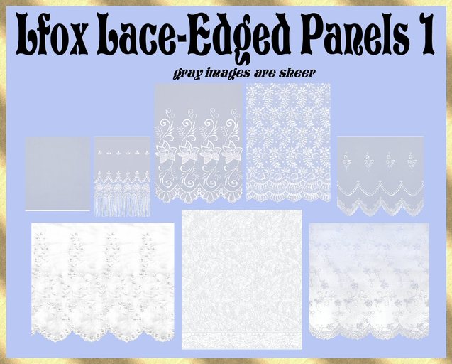 lfox Lace-Edged Panels 1 (boxed)