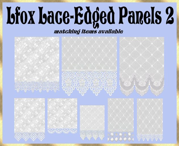 lfox Lace-Edged Panels 2 (boxed)