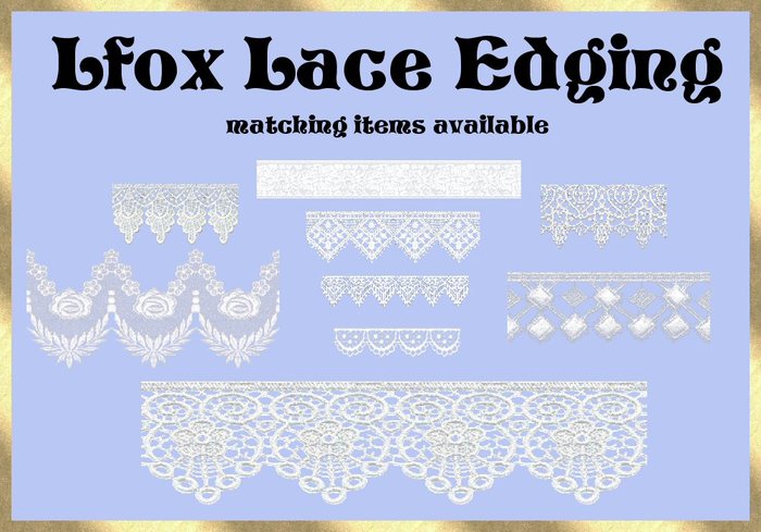 lfox Lace Edging (boxed)