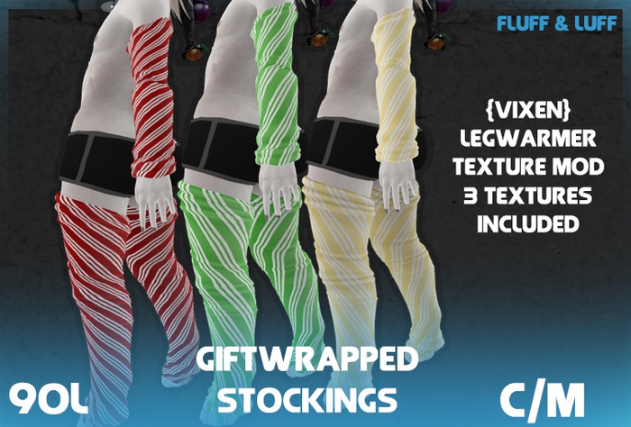 F&L - Giftwrapped Stockings - {Vixen} Texture Mod