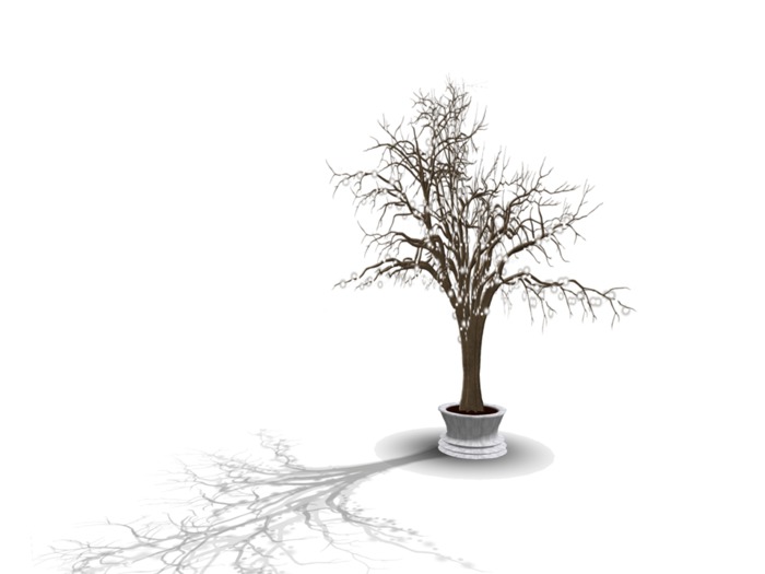 **UT** White Lighting X-Mas Tree