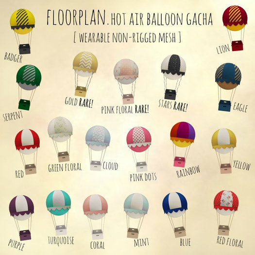 floorplan. hot air balloon / eagle [ boxed ]