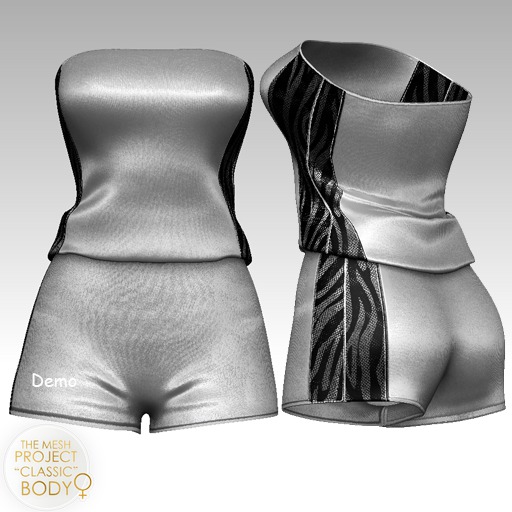 {TH} Romper - Silver <3[DEMO]