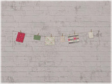 tarte. holiday card garland