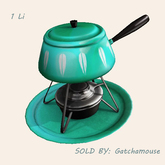 {vespertine} - fondue maker/ seafoam 11