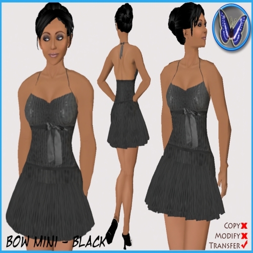 Black Bow Mini Flexi