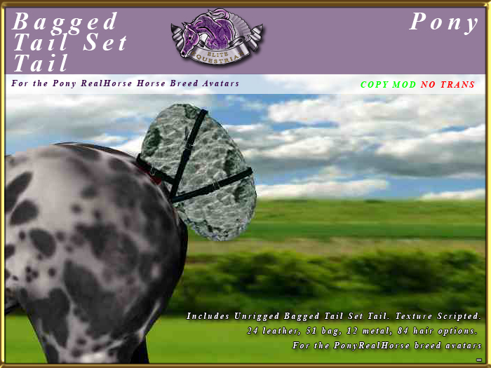 *E* RealHorse Bagged TailSet Tail  [BOXED]  Pony