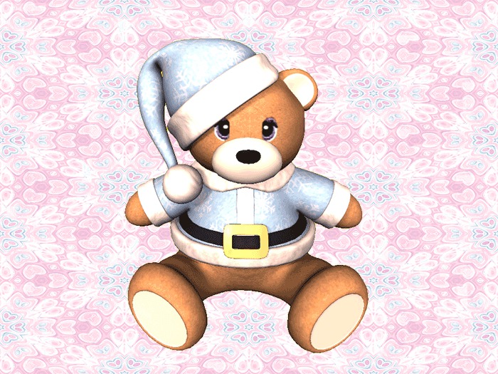 Festive Fun - Baby Blue Snowflake Huggable Bear