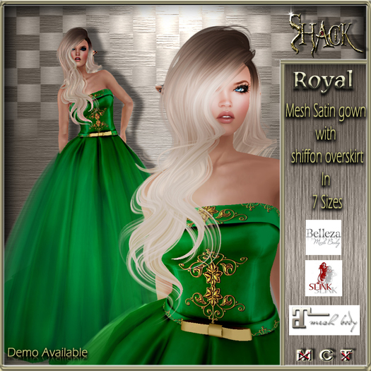 *Shack* Royal Gown Green