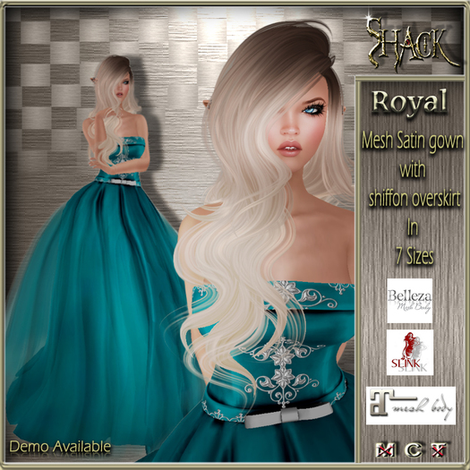 *Shack* Royal Gown Teal