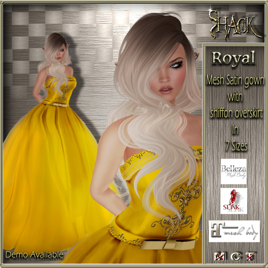 *Shack* Royal Gown Yellow