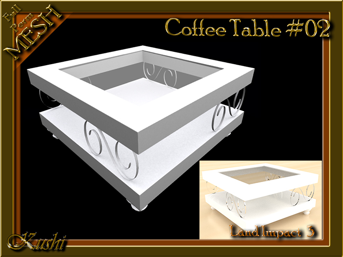 !Kushi! CoffeeTable02 MESH -WEAR TO UNPACK