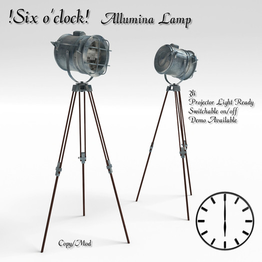 !Six o'clock! Allumina Lamp