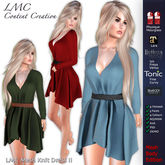 LMC - Knit Dress II - Full Perm Fitmesh Template - Maitreya Belleza Freya Isis Venus Physique Hourglass tonic eBody