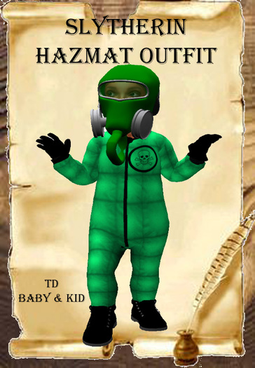 SLYTHERIN HAZMAT SAFETY OUTFIT