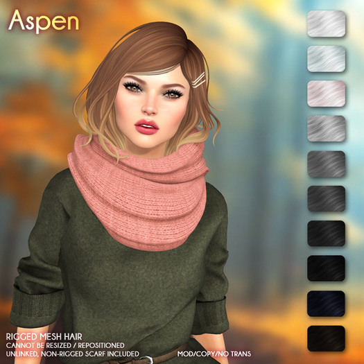 /Wasabi Pills/ Aspen Mesh Hair - B&W