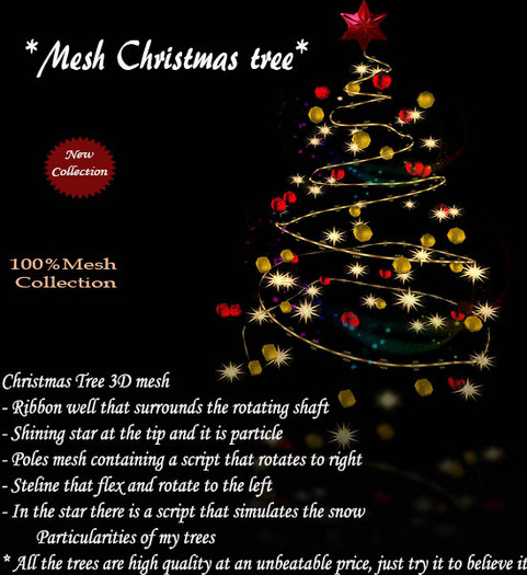 *Modern Mesh Christmas tree (copy & modify) A. 7
