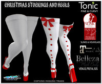 CHRISTMAS STOCKINGS AND HEELS