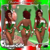 ~Disguized~XmasBunny-Green-With Appliers
