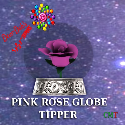 PINK ROSE GLOBE TIPPER