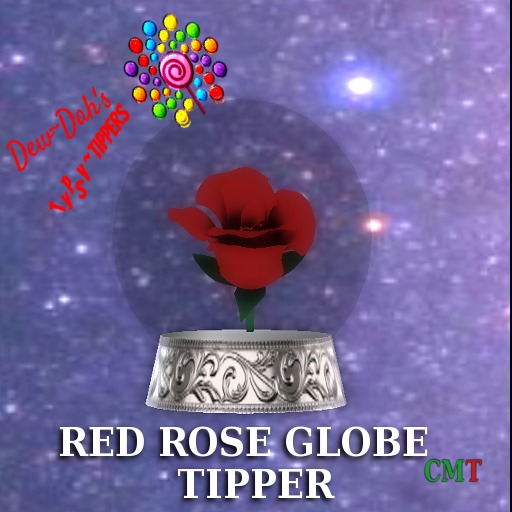 RED ROSE GLOBE TIPPER