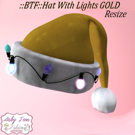 ::BTF::Hat With Lights Gold