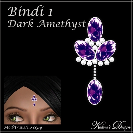 Bindi 1 - Dark Amethyst