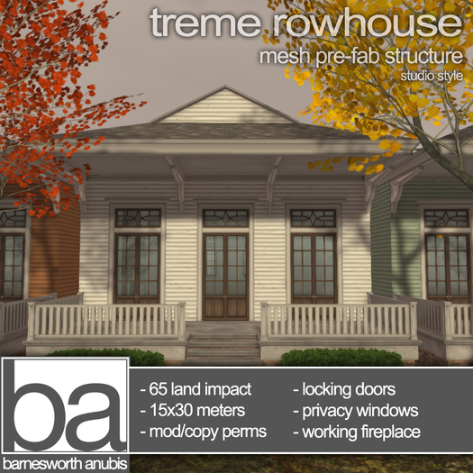 [ba] treme rowhouse - packaged
