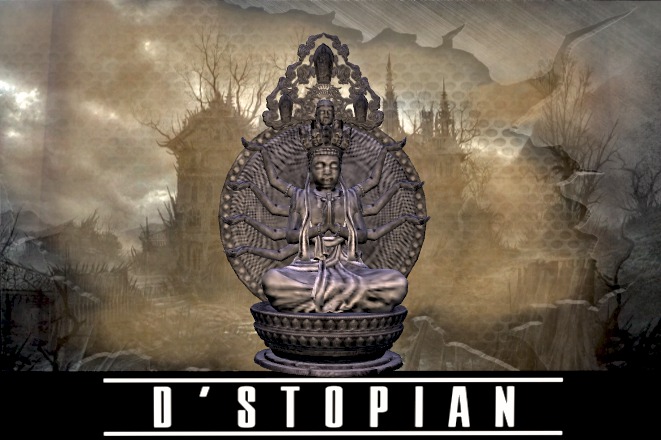 D'STOPIAN // Shiva Statue (black stone) [BOXED]