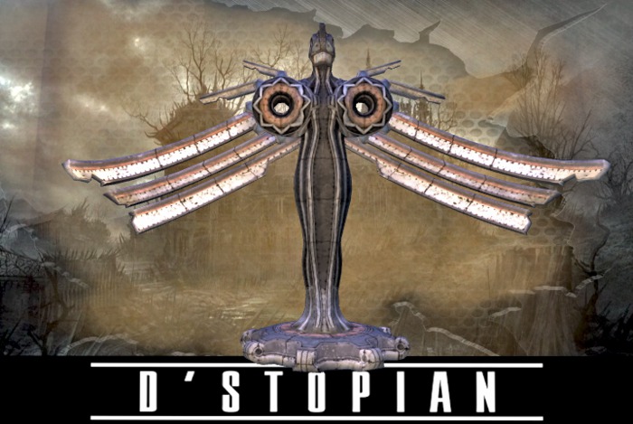 D'STOPIAN // Steampunk Lady Statue [BOXED]